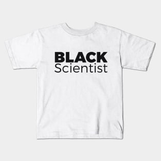 Black Scientist Kids T-Shirt